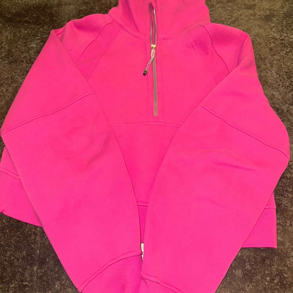 lulu-lemon scuba half-zip funnel neck jacket!!
